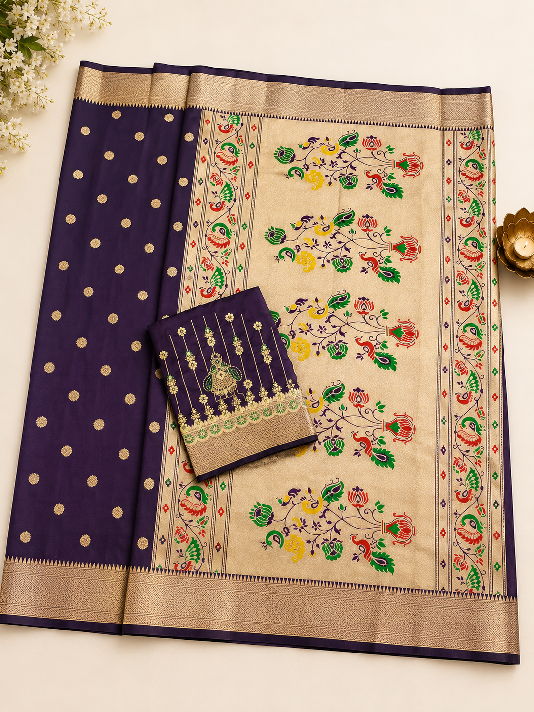 Royal Purple Kalanjali Paithani