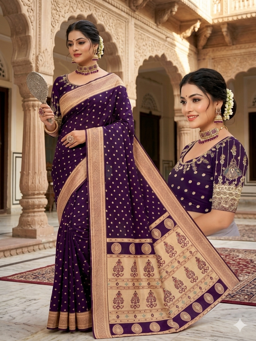 Royal Purple Kalanjali Paithani